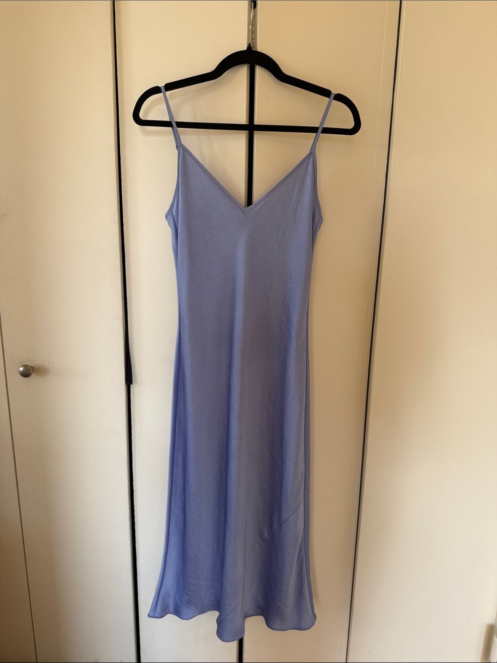 Aritzia Wilfred Lavender Slip Midi Dress